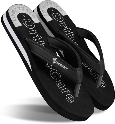 DASHNY Women EXTRA SOFT HEEL Ortho Care Orthopaedic Comfort Slippers For Women & Girls Slippers(Black , 9)