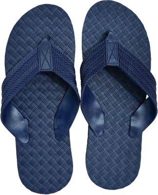 BreeZy Men Flip Flops(Navy , 8)