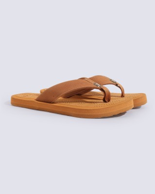 FLEXXO Men Flip Flops(Tan , 8)