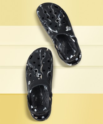 LYVI Men Men's Synthetic Trending Comfortable & Durable Multicolor Clog's Slipper's Slides(Multicolor 8)