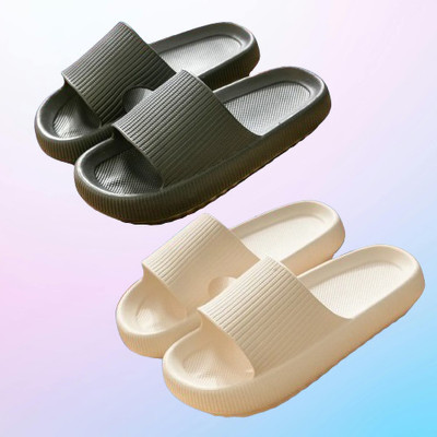 Dee Rook Men Slides(Black, White , 7)