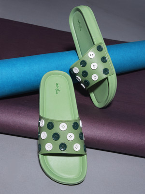 action Women ONTL-25 Slides(Green , 5)