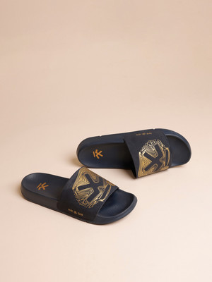 WROGN Men Slides(Navy , 8)