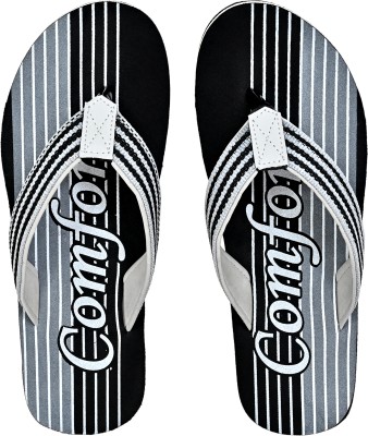 Altek Men Flip Flops(Grey , 6)