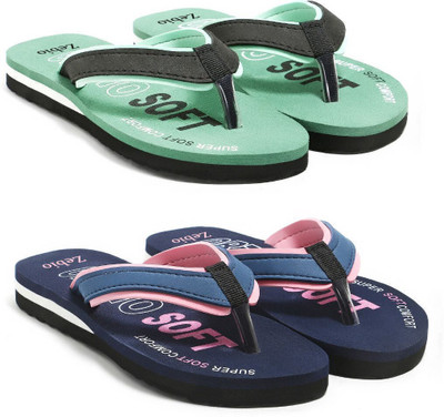 zebio Women Slippers(Multicolor , 5)
