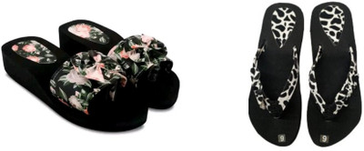 BOOMBEAUTY Women Slides(Multicolor , 5)