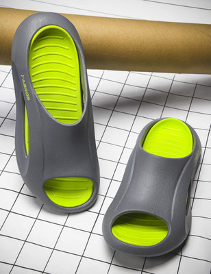 Abros Men Slides(Grey , 7)