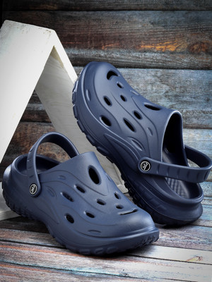 BERSACHE Men Flats(Blue , 8)