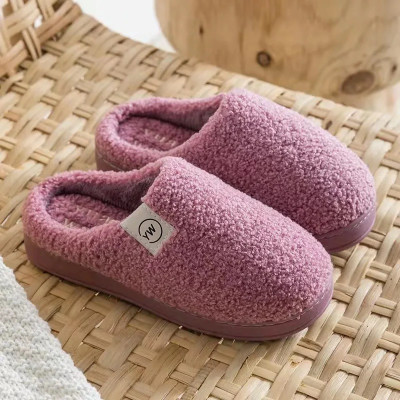 WOLVESDEN Women Flip Flops(Purple , 8)