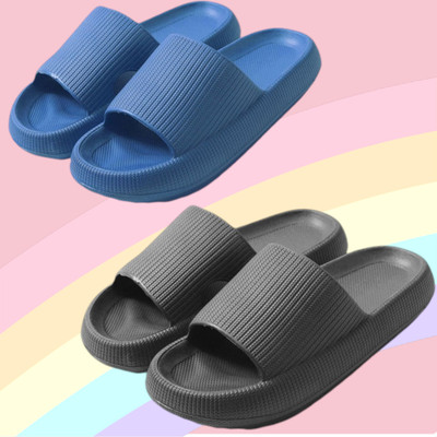 Zipolee Men Slides(Blue, Black , 6)