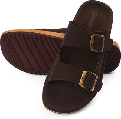 Bata Men Slippers(Brown , 6)