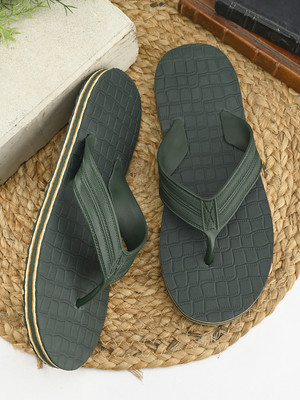 Unity Walk Men Hawai Chappal | Slides | Slipper | Slides| Flip Flops(Green , 10)