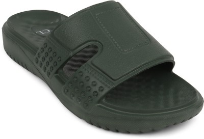 CARLTON LONDON Men Slides(Olive , 7)