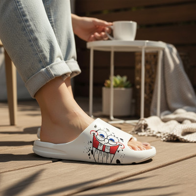 YZY Men Slides(White , 5)