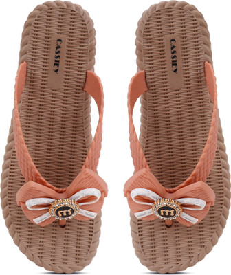 Cassiey Women Slippers(Pink , 7)