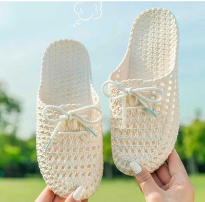 Deals4you Women Slides(White , 7)