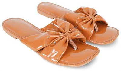 kalbellia Women Slippers(Brown , 9)