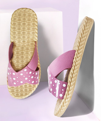 FLITE Women Slippers(Pink , 4)