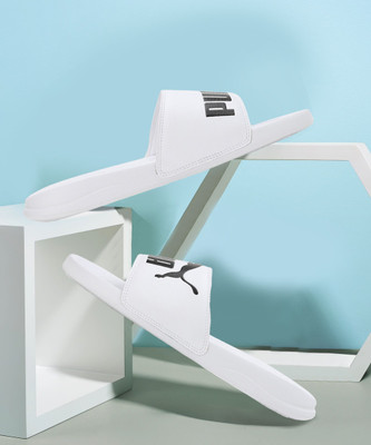 PUMA Men Popcat 20 RES Slides(White , 7)