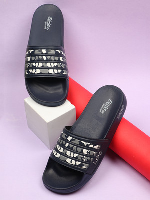 WELCOME Men Slides(Navy , 6)