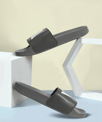 ADIDAS Men Slides(Black , 8)
