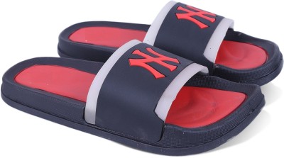 Fabbmate Men Slides(Red , 8)