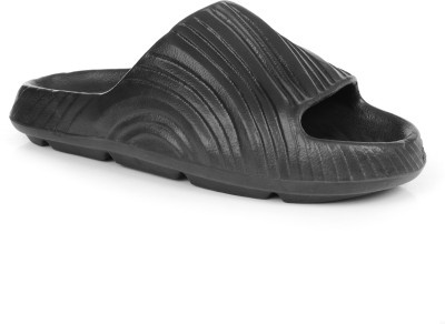 KNIEVL Men Slides(Black , 7)