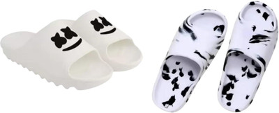 Sirex Men Slides(White , 6)