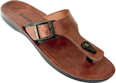 sachin Men Slippers(Tan , 10)