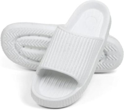 MAHI ENTERPRISESS Men Slides(White , 8)