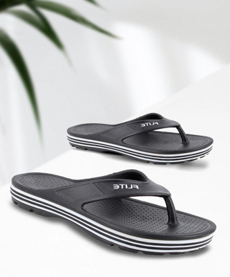 FLITE Men Men slipper, Waterproof, daily use, doctor soft and comfortable Slippers Slippers(Black , 6)