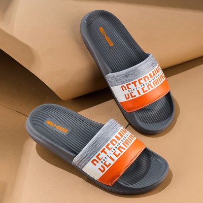 DUKE Men Slides(Grey , 7)
