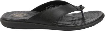 MEDIFEET Women Flip Flops(Black , 9)