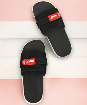 aadi Men Synthetic| Lightweight| Premiun| Comfort| Summer Tendy| Outdoor| Slides(Black , 8)