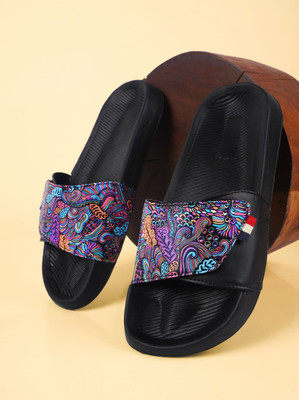 Footfit Men Flip Flops(Multicolor , 8)
