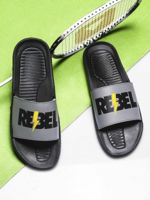 PERY-PAO Men Slides(Grey , 7)