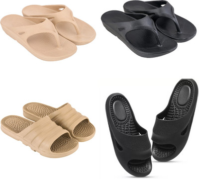 house of common Men Slides(Multicolor , 6)