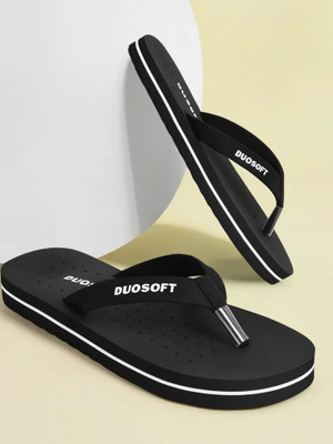 DUOSOFT Women Super Soft|Orthopedic|Lightweight|Diabetic|Antiskid Slippers(Black , 5)