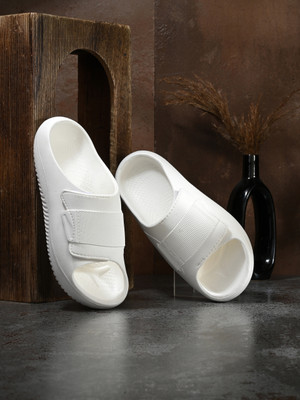 Roadster Men Slides(White , 10)