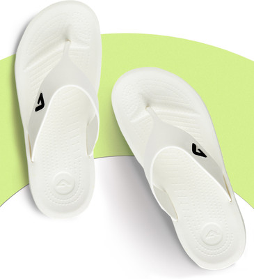 Adda Men Flip Flops(White , 9)