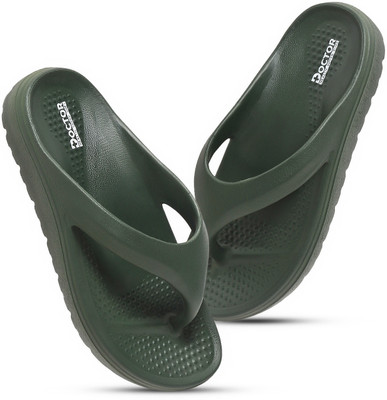 Doctor Health Super Soft Women Newly Launch | Classic Ultra Soft | Cushion | Comfortable|Premium|Stylish|Trendy Flip Flops(Olive , 6)