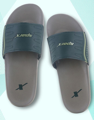 Sparx Men Slides(Green, Green , 7)
