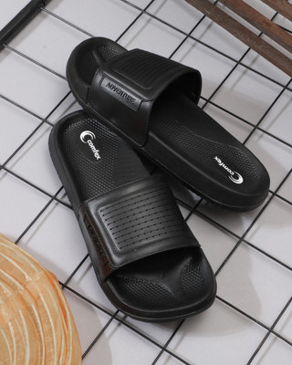 SKV Men Slides(Black , 7)