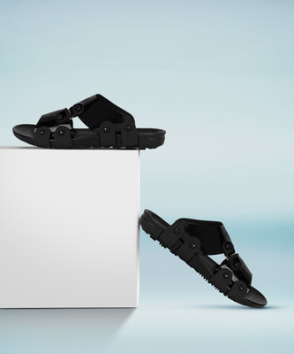 SECRITAS Men Slides(Black , 8)