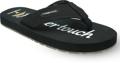 TREKIVA Men Premium Slippers Trendy Comfortable Flexible & Durable, Anti-Skid| TFG-1050 Slippers(Black , 9)
