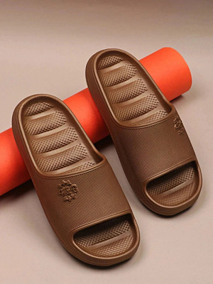 Neoz Women Levirex Lightweight with Arch Support Durable Anti-Skid & Stylish Dailywear| Slides(Brown , 7)