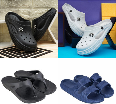house of common Men Slides(Multicolor , 6)