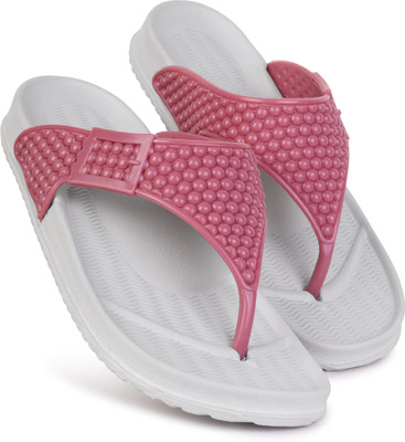 DRACKFOOT Women Slippers(Pink , 4)