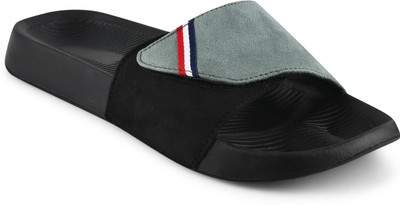 Shoe Mate Men Slides(Olive , 10)