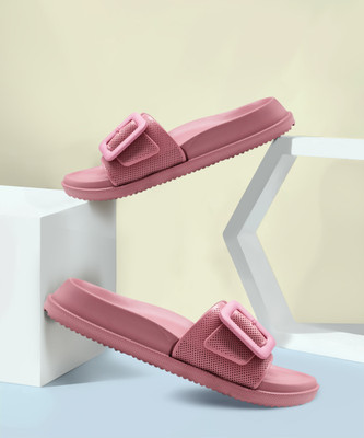 asian Women Slides(Burgundy , 6)
